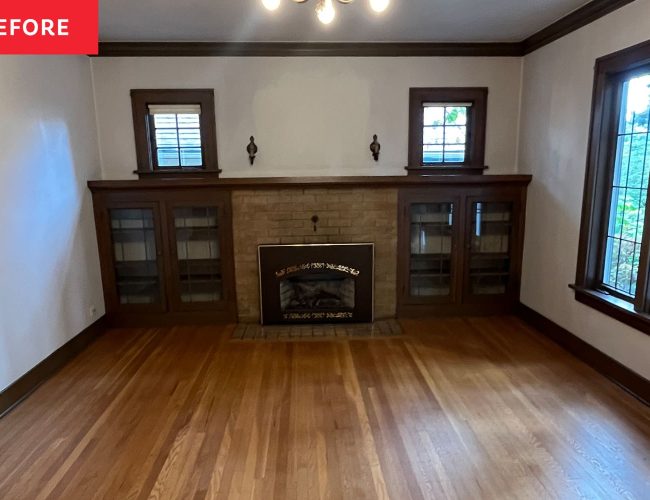 See How a Stager Brightened Up a Dark, Empty Parlor Without Any Paint