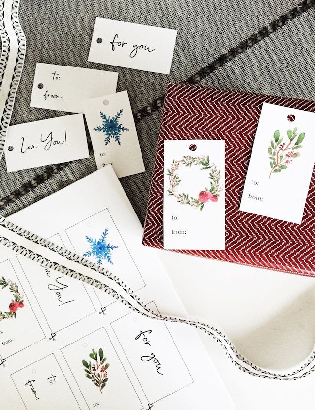 Free Printable Christmas Gift Tags Round Up 2023