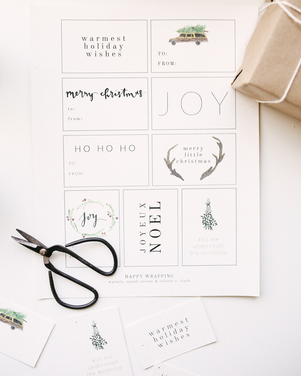 Free Printable Christmas Gift Tags Round Up 2023
