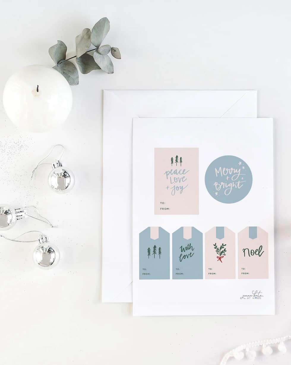 Free Printable Christmas Gift Tags Round Up 2023