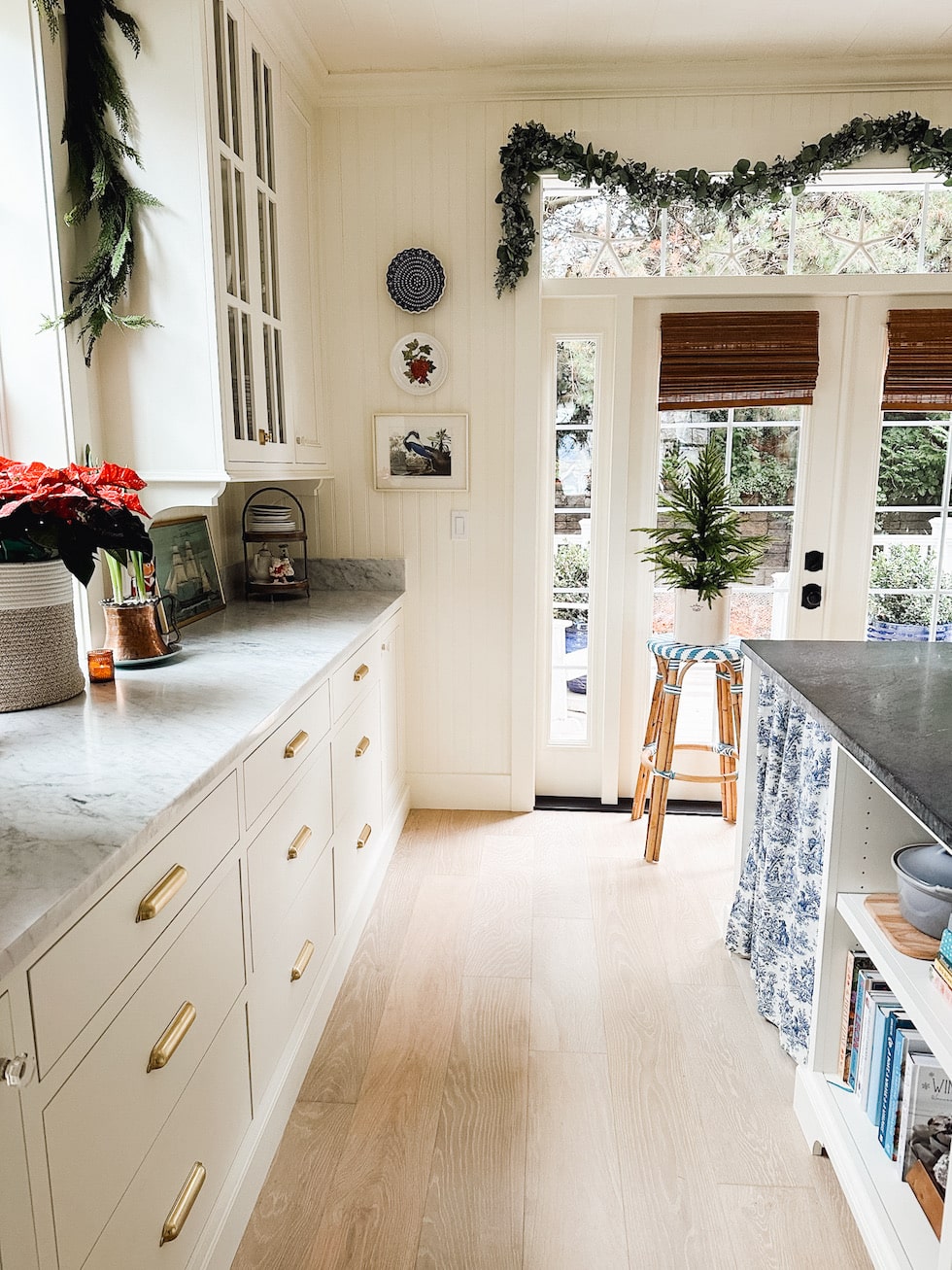 The Story of Our English-Inspired Cottage Kitchen at Christmas