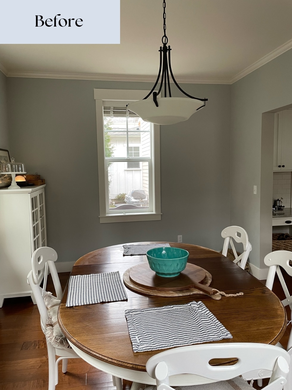 Our Kitchen Before and After (with photos of the kitchen and dining room swap!)