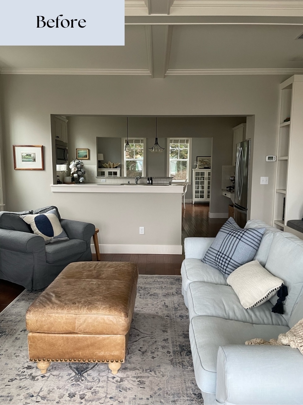 Our Kitchen Before and After (with photos of the kitchen and dining room swap!)