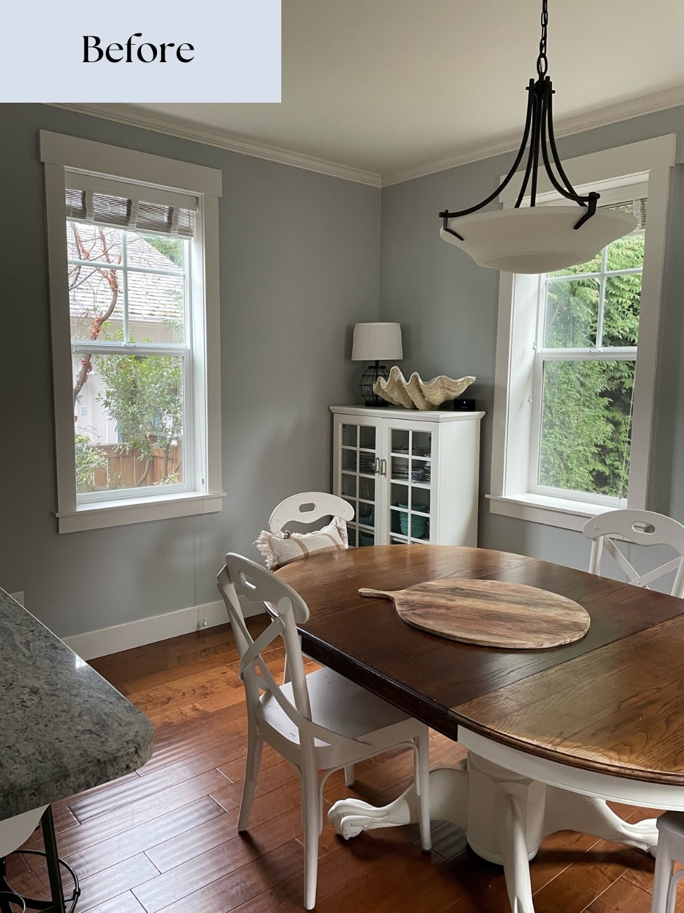 Our Kitchen Before and After (with photos of the kitchen and dining room swap!)