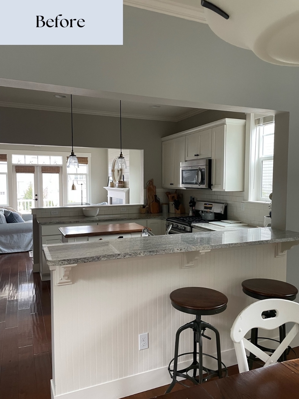 Our Kitchen Before and After (with photos of the kitchen and dining room swap!)