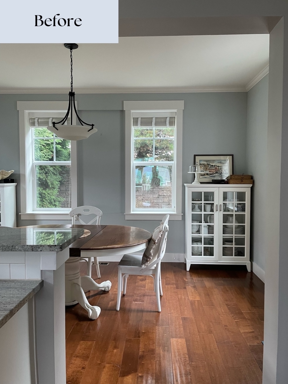 Our Kitchen Before and After (with photos of the kitchen and dining room swap!)