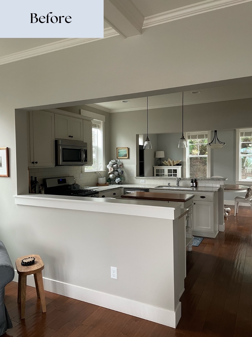 Our Kitchen Before and After (with photos of the kitchen and dining room swap!)