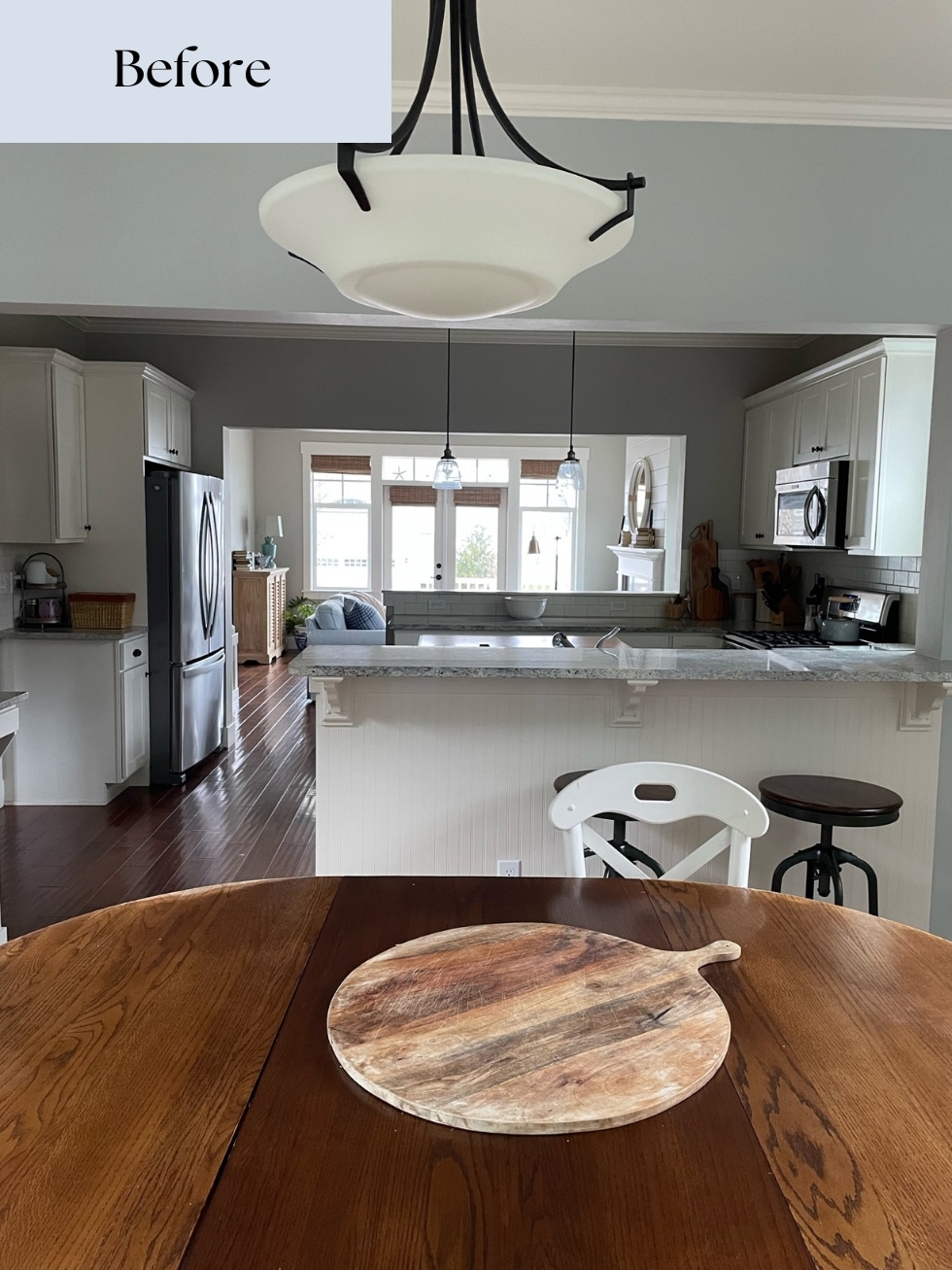 Our Kitchen Before and After (with photos of the kitchen and dining room swap!)