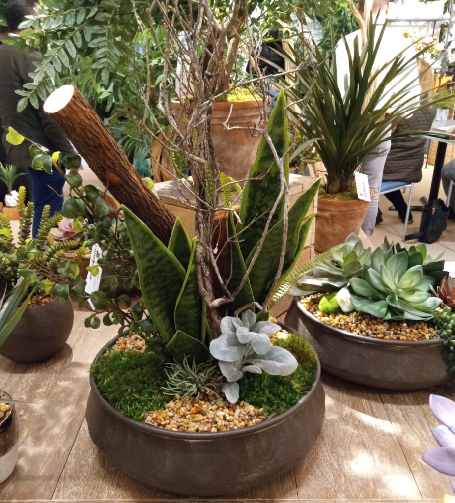 Faux greenery from D&W Silks