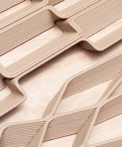 Aectual Transforms Wood Waste Into 3D-Printed Screens Emotive of Virgin Wood