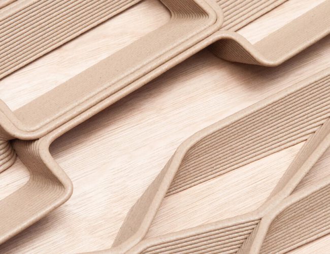 Aectual Transforms Wood Waste Into 3D-Printed Screens Emotive of Virgin Wood