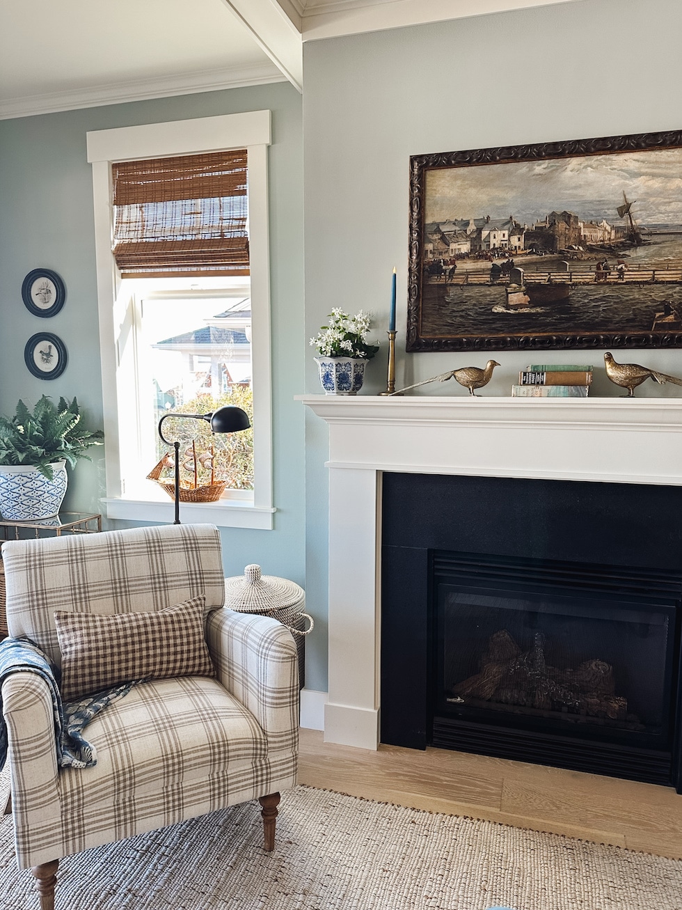 Spring Mantel Refresh + Secondhand Finds