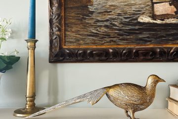 Spring Mantel Refresh + Secondhand Finds