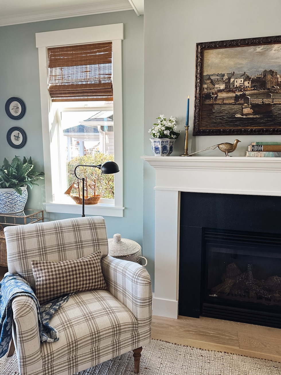 Spring Mantel Refresh + Secondhand Finds